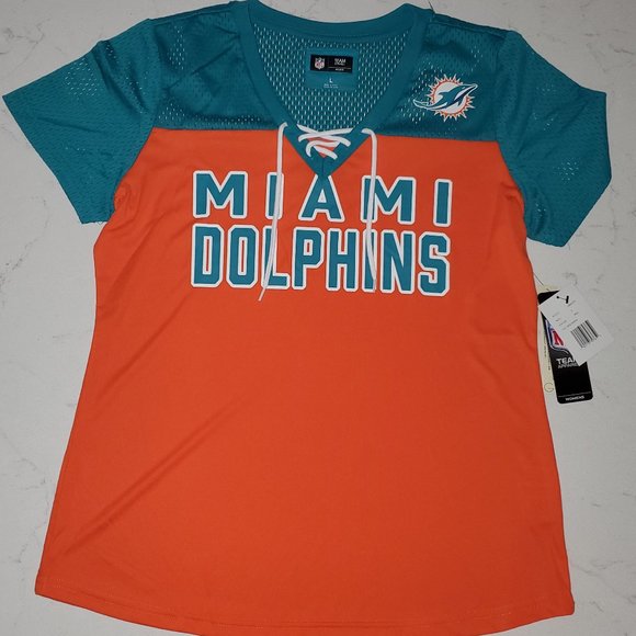 NWT NFL Miami Dolphins Officially Licensed Top Shirt for Ladies - Picture 2 of 7
